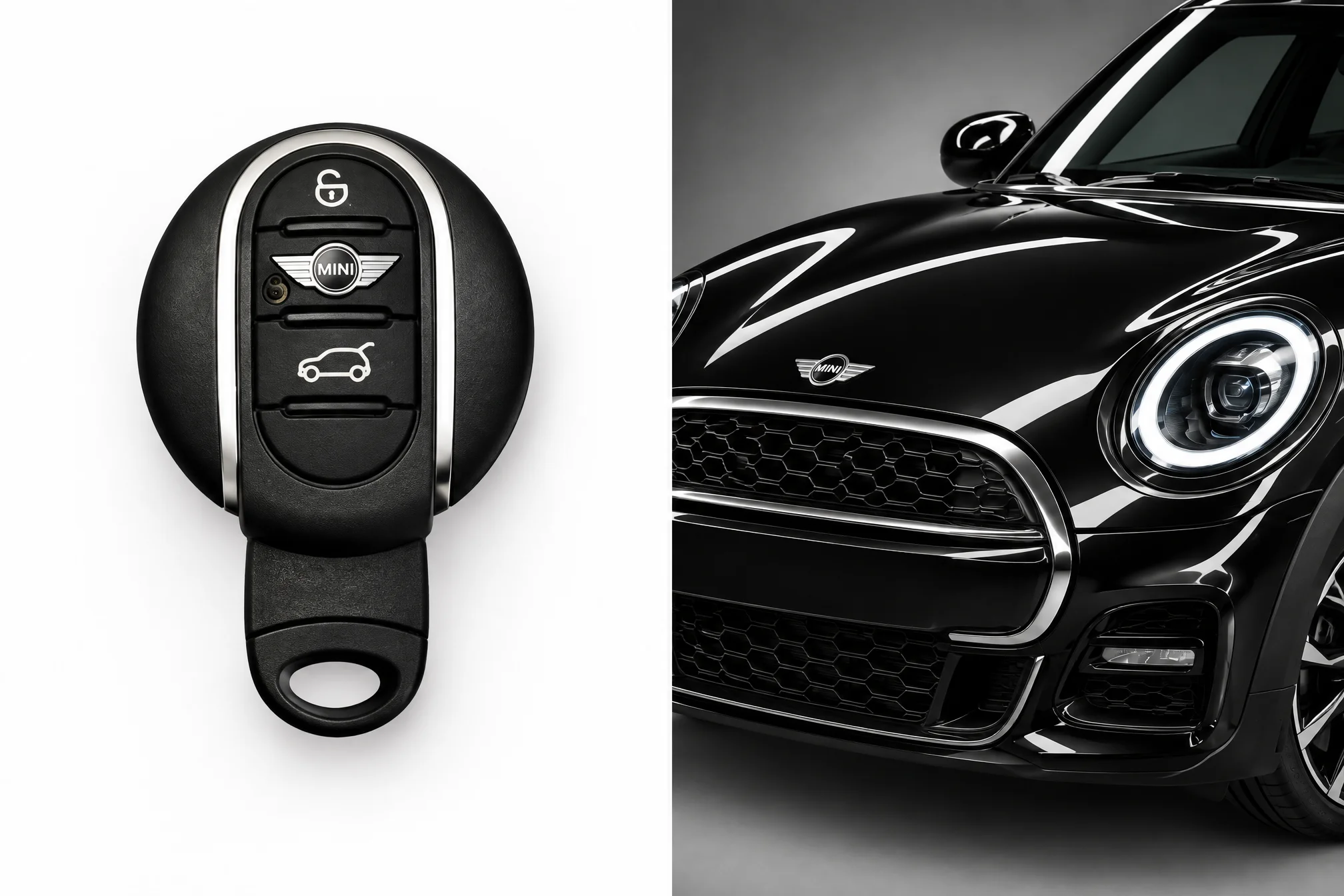 Llave MINI Cooper moderna (F56) – copia y programación en Ñuñoa